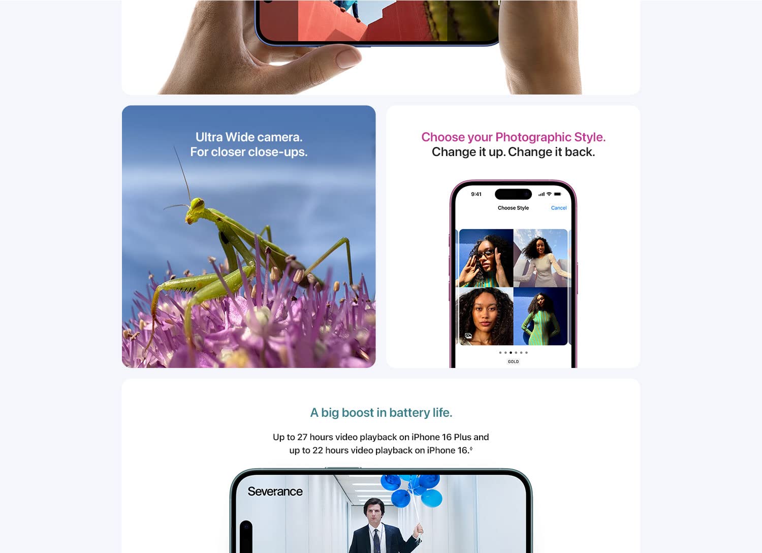 iphone 16 128 gb: 5g mobile phone with camera control, a18 chip and a big boost in battery life. works with airpods; teal